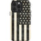 Black & White USA Flag iPhone 14 Pro Impact Case